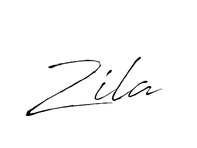 Create a beautiful signature design for name Zila. With this signature (Antro_Vectra) fonts, you can make a handwritten signature for free. Zila signature style 6 images and pictures png