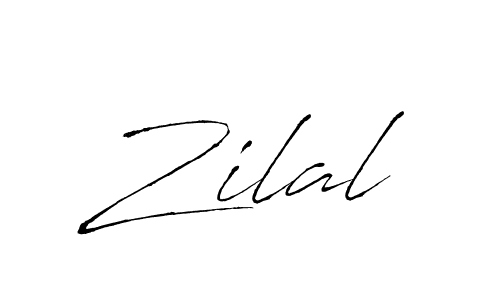 Use a signature maker to create a handwritten signature online. With this signature software, you can design (Antro_Vectra) your own signature for name Zilal. Zilal signature style 6 images and pictures png