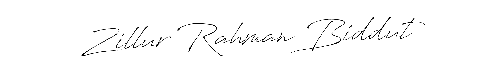 Use a signature maker to create a handwritten signature online. With this signature software, you can design (Antro_Vectra) your own signature for name Zillur Rahman Biddut. Zillur Rahman Biddut signature style 6 images and pictures png