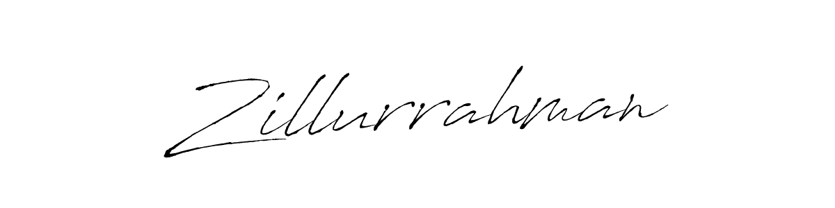 Zillurrahman stylish signature style. Best Handwritten Sign (Antro_Vectra) for my name. Handwritten Signature Collection Ideas for my name Zillurrahman. Zillurrahman signature style 6 images and pictures png
