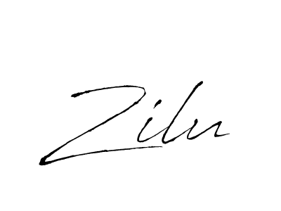 Also we have Zilu name is the best signature style. Create professional handwritten signature collection using Antro_Vectra autograph style. Zilu signature style 6 images and pictures png