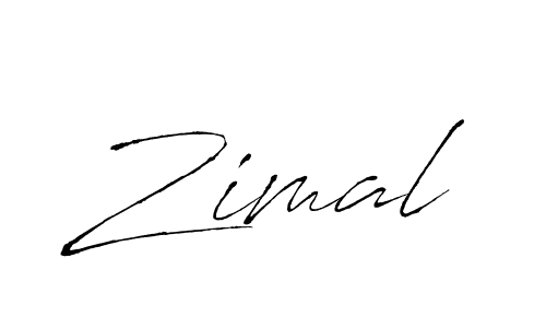 How to make Zimal signature? Antro_Vectra is a professional autograph style. Create handwritten signature for Zimal name. Zimal signature style 6 images and pictures png