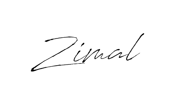 Make a beautiful signature design for name Zimal . With this signature (Antro_Vectra) style, you can create a handwritten signature for free. Zimal  signature style 6 images and pictures png