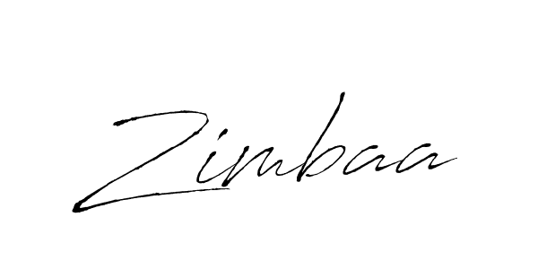 Also we have Zimbaa name is the best signature style. Create professional handwritten signature collection using Antro_Vectra autograph style. Zimbaa signature style 6 images and pictures png