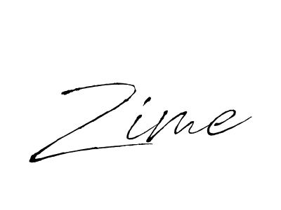 Antro_Vectra is a professional signature style that is perfect for those who want to add a touch of class to their signature. It is also a great choice for those who want to make their signature more unique. Get Zime name to fancy signature for free. Zime signature style 6 images and pictures png