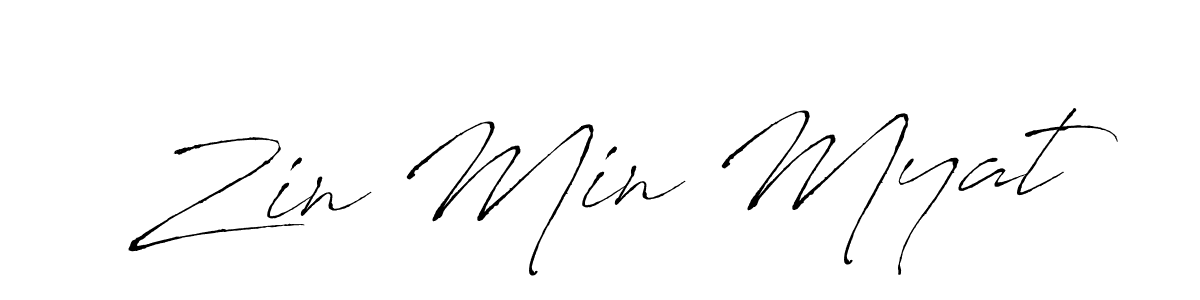 It looks lik you need a new signature style for name Zin Min Myat. Design unique handwritten (Antro_Vectra) signature with our free signature maker in just a few clicks. Zin Min Myat signature style 6 images and pictures png