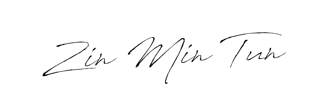 Make a beautiful signature design for name Zin Min Tun. Use this online signature maker to create a handwritten signature for free. Zin Min Tun signature style 6 images and pictures png