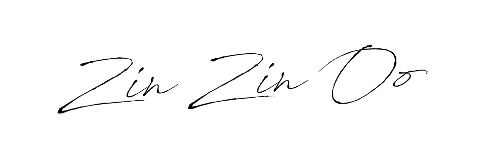 Create a beautiful signature design for name Zin Zin Oo. With this signature (Antro_Vectra) fonts, you can make a handwritten signature for free. Zin Zin Oo signature style 6 images and pictures png