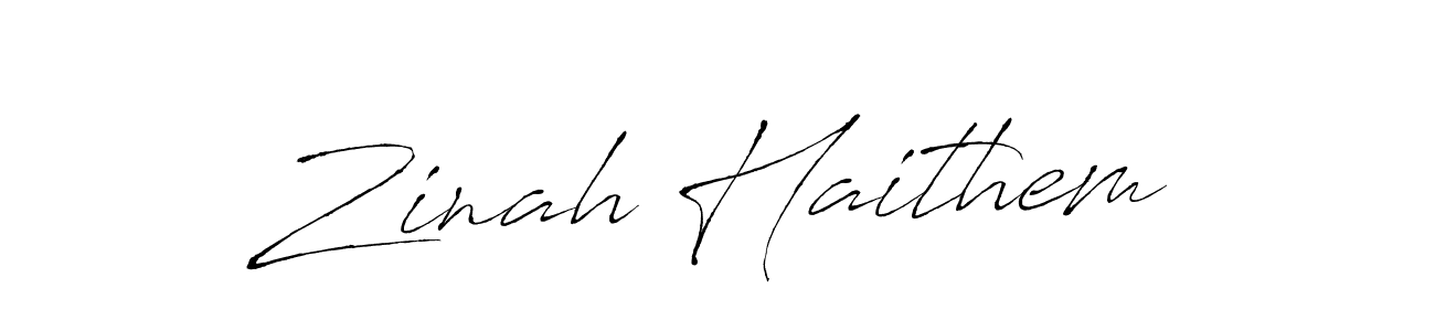 You should practise on your own different ways (Antro_Vectra) to write your name (Zinah Haithem) in signature. don't let someone else do it for you. Zinah Haithem signature style 6 images and pictures png