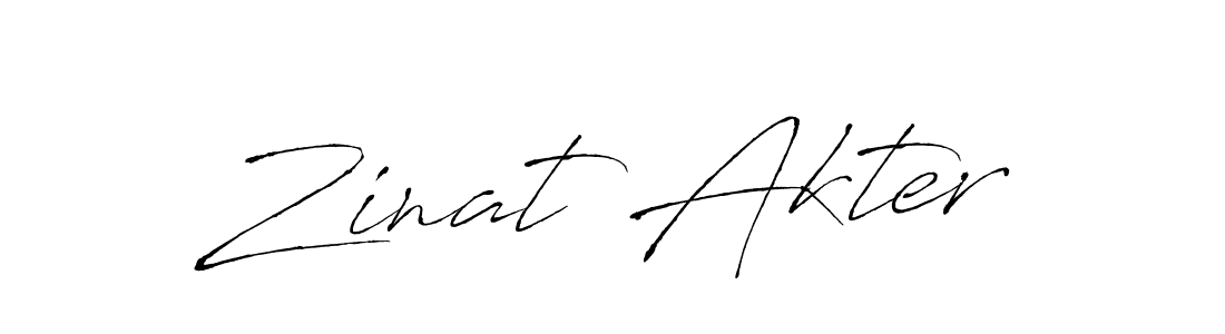 Also You can easily find your signature by using the search form. We will create Zinat Akter name handwritten signature images for you free of cost using Antro_Vectra sign style. Zinat Akter signature style 6 images and pictures png