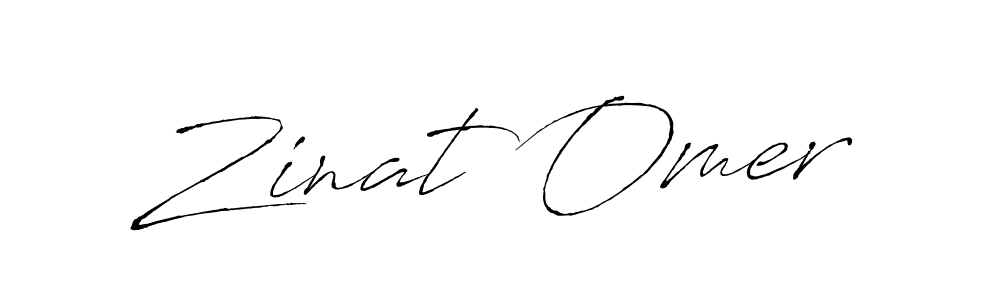 Create a beautiful signature design for name Zinat Omer. With this signature (Antro_Vectra) fonts, you can make a handwritten signature for free. Zinat Omer signature style 6 images and pictures png