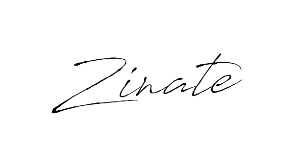 Use a signature maker to create a handwritten signature online. With this signature software, you can design (Antro_Vectra) your own signature for name Zinate. Zinate signature style 6 images and pictures png