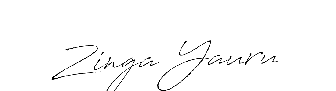 Create a beautiful signature design for name Zinga Yauru. With this signature (Antro_Vectra) fonts, you can make a handwritten signature for free. Zinga Yauru signature style 6 images and pictures png