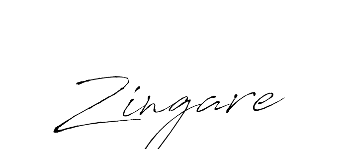 How to make Zingare signature? Antro_Vectra is a professional autograph style. Create handwritten signature for Zingare name. Zingare signature style 6 images and pictures png