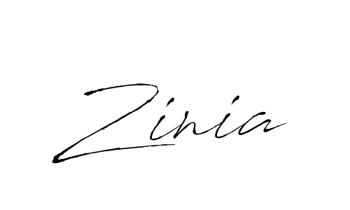 Also we have Zinia name is the best signature style. Create professional handwritten signature collection using Antro_Vectra autograph style. Zinia signature style 6 images and pictures png