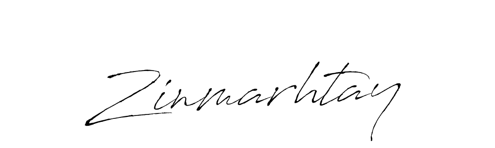 Zinmarhtay stylish signature style. Best Handwritten Sign (Antro_Vectra) for my name. Handwritten Signature Collection Ideas for my name Zinmarhtay. Zinmarhtay signature style 6 images and pictures png