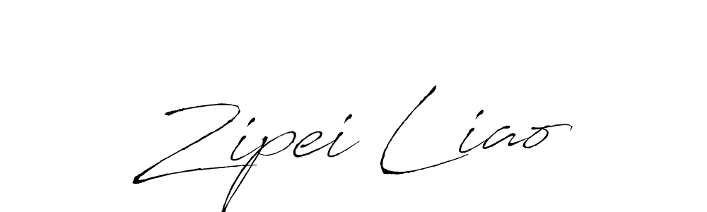 Design your own signature with our free online signature maker. With this signature software, you can create a handwritten (Antro_Vectra) signature for name Zipei Liao. Zipei Liao signature style 6 images and pictures png