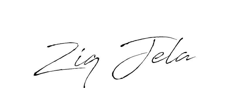 Make a beautiful signature design for name Ziq Jela. Use this online signature maker to create a handwritten signature for free. Ziq Jela signature style 6 images and pictures png