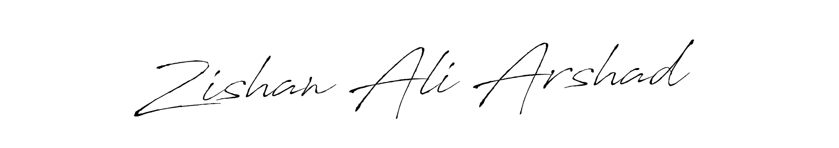 How to make Zishan Ali Arshad signature? Antro_Vectra is a professional autograph style. Create handwritten signature for Zishan Ali Arshad name. Zishan Ali Arshad signature style 6 images and pictures png