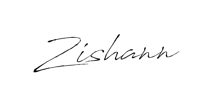 Create a beautiful signature design for name Zishann. With this signature (Antro_Vectra) fonts, you can make a handwritten signature for free. Zishann signature style 6 images and pictures png