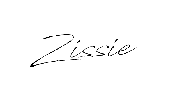 How to make Zissie signature? Antro_Vectra is a professional autograph style. Create handwritten signature for Zissie name. Zissie signature style 6 images and pictures png