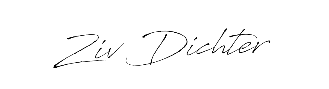 This is the best signature style for the Ziv Dichter name. Also you like these signature font (Antro_Vectra). Mix name signature. Ziv Dichter signature style 6 images and pictures png