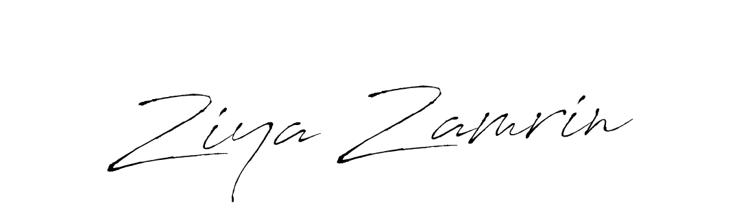 Use a signature maker to create a handwritten signature online. With this signature software, you can design (Antro_Vectra) your own signature for name Ziya Zamrin. Ziya Zamrin signature style 6 images and pictures png