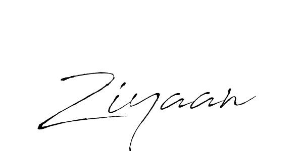 Design your own signature with our free online signature maker. With this signature software, you can create a handwritten (Antro_Vectra) signature for name Ziyaan. Ziyaan signature style 6 images and pictures png