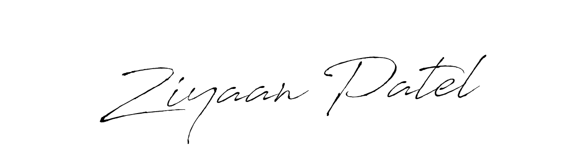 Design your own signature with our free online signature maker. With this signature software, you can create a handwritten (Antro_Vectra) signature for name Ziyaan Patel. Ziyaan Patel signature style 6 images and pictures png