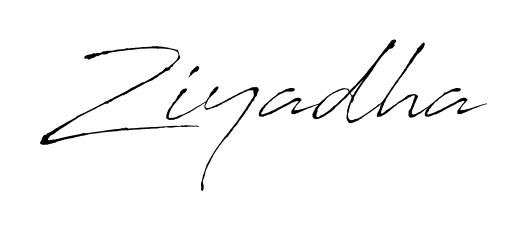 Make a beautiful signature design for name Ziyadha. Use this online signature maker to create a handwritten signature for free. Ziyadha signature style 6 images and pictures png