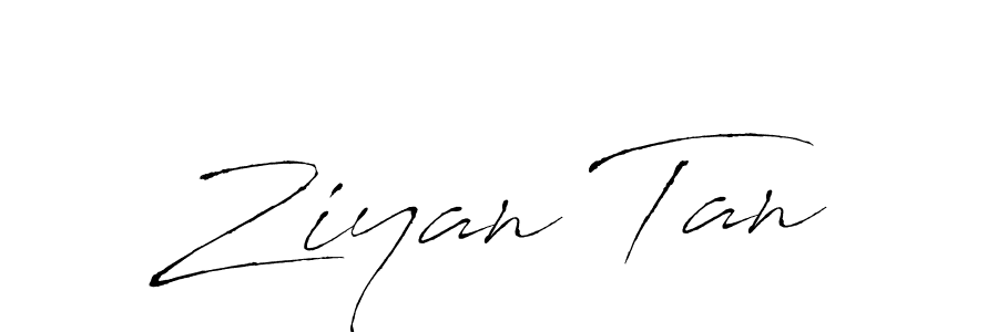 How to make Ziyan Tan signature? Antro_Vectra is a professional autograph style. Create handwritten signature for Ziyan Tan name. Ziyan Tan signature style 6 images and pictures png