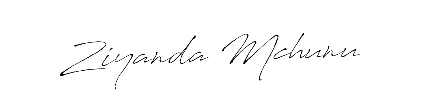 Also we have Ziyanda Mchunu name is the best signature style. Create professional handwritten signature collection using Antro_Vectra autograph style. Ziyanda Mchunu signature style 6 images and pictures png