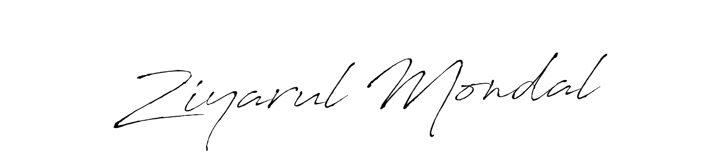 Use a signature maker to create a handwritten signature online. With this signature software, you can design (Antro_Vectra) your own signature for name Ziyarul Mondal. Ziyarul Mondal signature style 6 images and pictures png