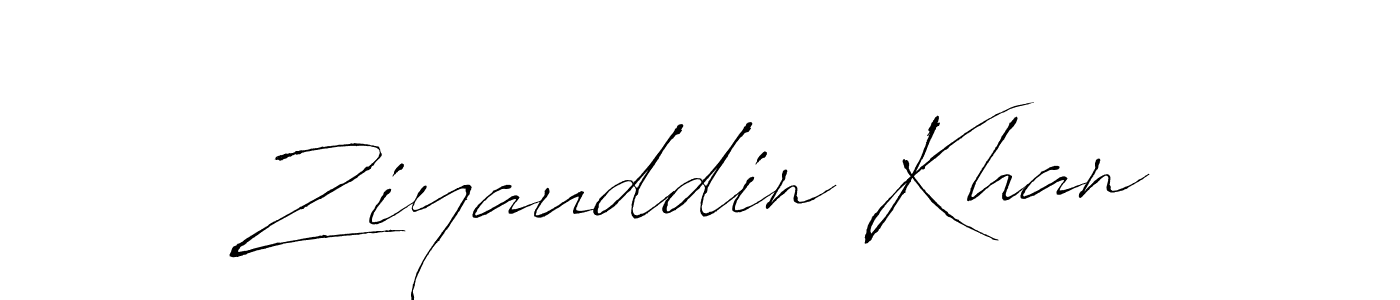 It looks lik you need a new signature style for name Ziyauddin Khan. Design unique handwritten (Antro_Vectra) signature with our free signature maker in just a few clicks. Ziyauddin Khan signature style 6 images and pictures png