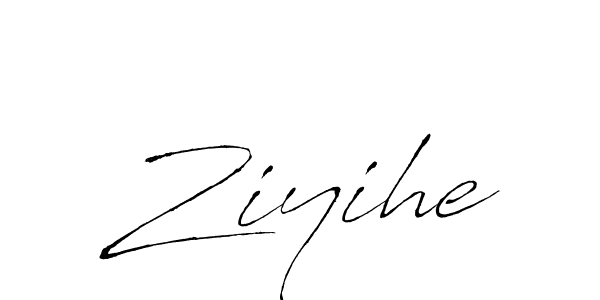 Ziyihe stylish signature style. Best Handwritten Sign (Antro_Vectra) for my name. Handwritten Signature Collection Ideas for my name Ziyihe. Ziyihe signature style 6 images and pictures png