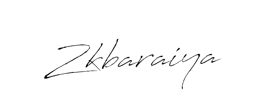 Zkbaraiya stylish signature style. Best Handwritten Sign (Antro_Vectra) for my name. Handwritten Signature Collection Ideas for my name Zkbaraiya. Zkbaraiya signature style 6 images and pictures png