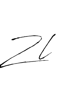 How to make Zl name signature. Use Antro_Vectra style for creating short signs online. This is the latest handwritten sign. Zl signature style 6 images and pictures png