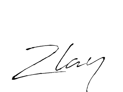 Antro_Vectra is a professional signature style that is perfect for those who want to add a touch of class to their signature. It is also a great choice for those who want to make their signature more unique. Get Zlay name to fancy signature for free. Zlay signature style 6 images and pictures png