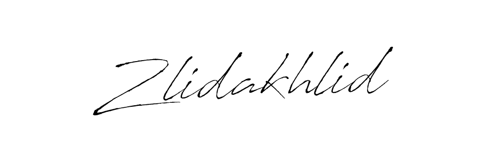 Design your own signature with our free online signature maker. With this signature software, you can create a handwritten (Antro_Vectra) signature for name Zlidakhlid. Zlidakhlid signature style 6 images and pictures png