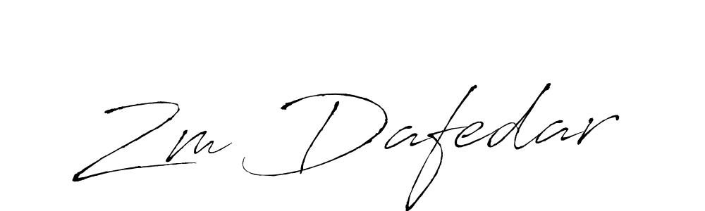 Use a signature maker to create a handwritten signature online. With this signature software, you can design (Antro_Vectra) your own signature for name Zm Dafedar. Zm Dafedar signature style 6 images and pictures png