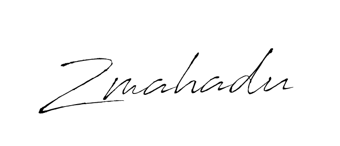 How to make Zmahadu name signature. Use Antro_Vectra style for creating short signs online. This is the latest handwritten sign. Zmahadu signature style 6 images and pictures png