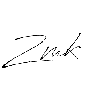 Zmk stylish signature style. Best Handwritten Sign (Antro_Vectra) for my name. Handwritten Signature Collection Ideas for my name Zmk. Zmk signature style 6 images and pictures png