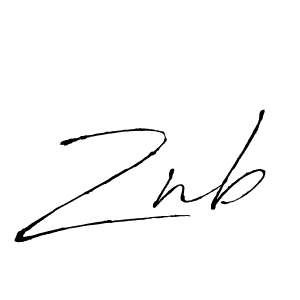 Best and Professional Signature Style for Znb. Antro_Vectra Best Signature Style Collection. Znb signature style 6 images and pictures png