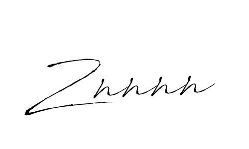 Make a beautiful signature design for name Znnnn. With this signature (Antro_Vectra) style, you can create a handwritten signature for free. Znnnn signature style 6 images and pictures png