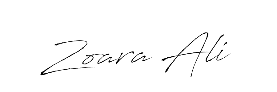 Use a signature maker to create a handwritten signature online. With this signature software, you can design (Antro_Vectra) your own signature for name Zoara Ali. Zoara Ali signature style 6 images and pictures png