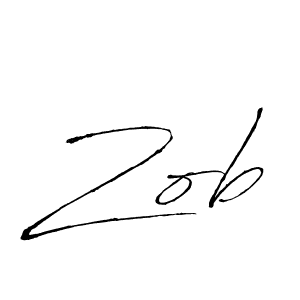 Use a signature maker to create a handwritten signature online. With this signature software, you can design (Antro_Vectra) your own signature for name Zob. Zob signature style 6 images and pictures png