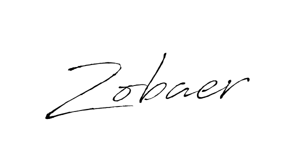 Make a beautiful signature design for name Zobaer. With this signature (Antro_Vectra) style, you can create a handwritten signature for free. Zobaer signature style 6 images and pictures png