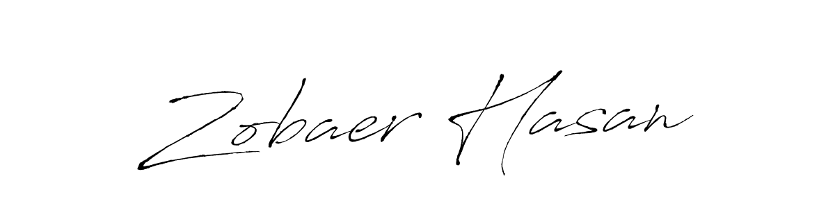 Zobaer Hasan stylish signature style. Best Handwritten Sign (Antro_Vectra) for my name. Handwritten Signature Collection Ideas for my name Zobaer Hasan. Zobaer Hasan signature style 6 images and pictures png