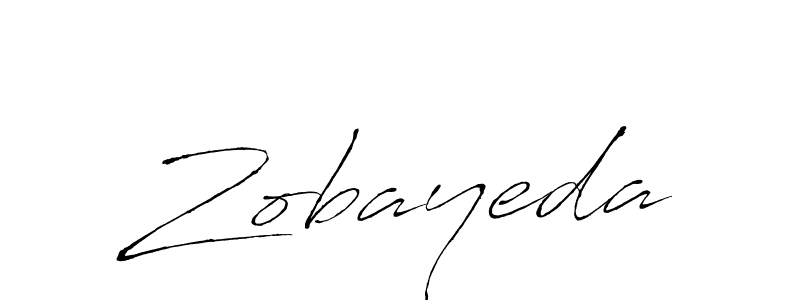 How to make Zobayeda name signature. Use Antro_Vectra style for creating short signs online. This is the latest handwritten sign. Zobayeda signature style 6 images and pictures png