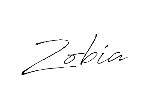 Zobia stylish signature style. Best Handwritten Sign (Antro_Vectra) for my name. Handwritten Signature Collection Ideas for my name Zobia. Zobia signature style 6 images and pictures png